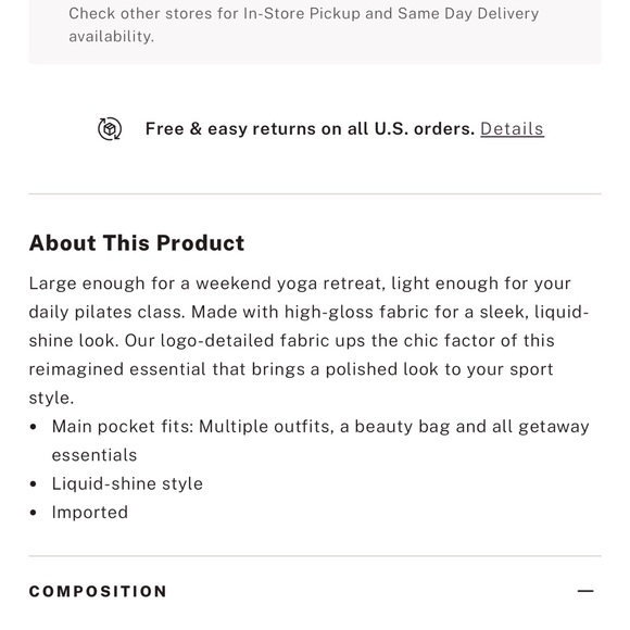 VICTORIA'S SECRET
VSX Sport Duffle - Picture 4 of 4